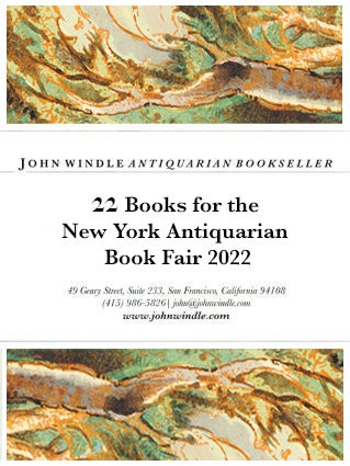 22 Books for the New York Antiquarian Book Fair 2022
