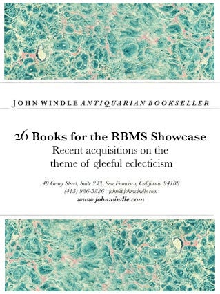 26 Books for the RBMS Showcase 