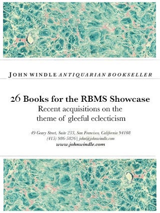 26 Books for the RBMS Showcase