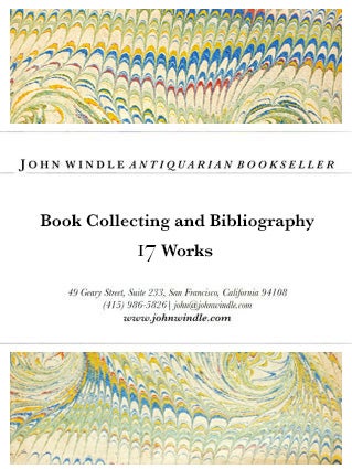 17 Works on Book Collecting and Bibliography 
