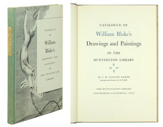 Item #100036 Catalogue of William Blake’s Drawings and Paintings in the Huntington Library....