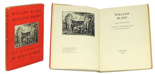Item #100104 Selected Poems Edited with an Introduction by Denis Saurat. William Blake