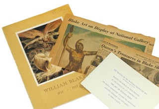 Item #100731 The Art of William Blake. Bi-Centennial Exhibition October 18th - December 1st,...