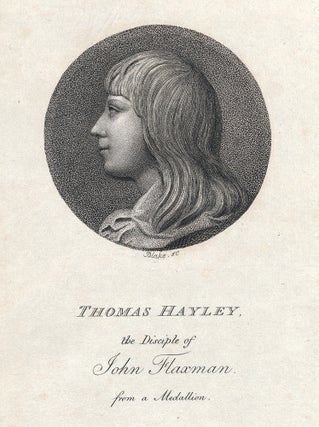 Item #100892 Third plate “Thomas Hayley” in: An Essay on Sculpture: In a Series of Epistles...