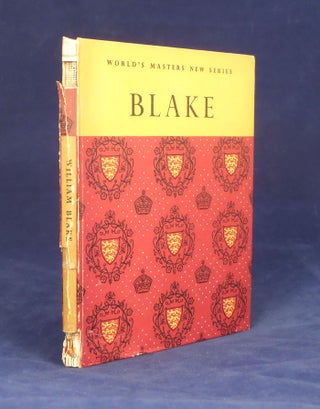 Item #101200 William Blake. The World’s Masters-New Series. Anthony Bertram