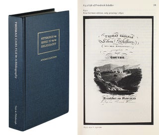 Item #104300 Thomas Carlyle. A Descriptive Bibliography. Rodger L. Tarr