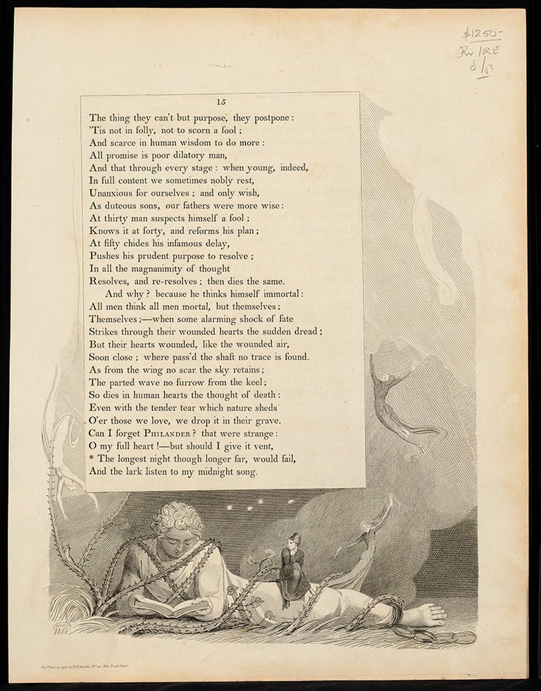 Item #104585 The Complaint and the Consolation; or, Night Thoughts. William. Young Blake, Edward.