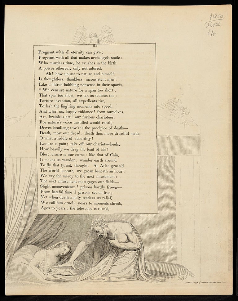 Item #104586 The Complaint and the Consolation; or, Night Thoughts. William. Young Blake, Edward.