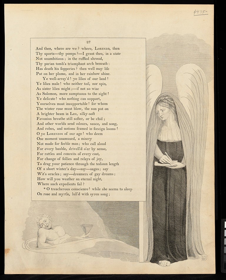 Item #104599 The Complaint and the Consolation; or, Night Thoughts. William. Young Blake, Edward.