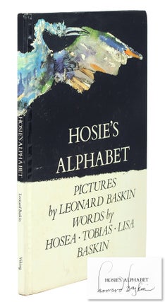 Item #10497 Hosie’s Alphabet. Pictures by Leonard Baskin. Words by Hosea Tobias & Lisa Baskin....