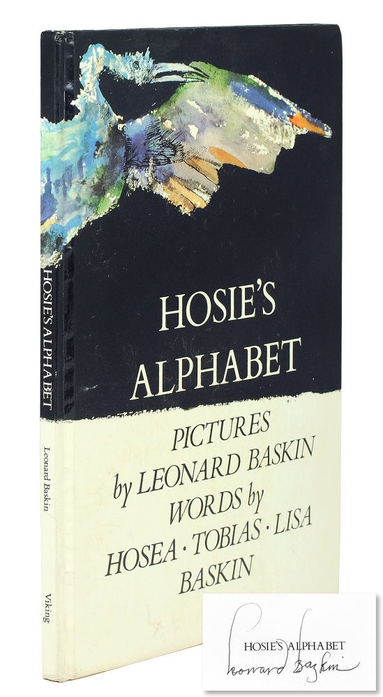 Item #10497 Hosie’s Alphabet. Pictures by Leonard Baskin. Words by Hosea Tobias & Lisa Baskin. Leonard. Baskin Baskin, Lisa, Tobias, Hosea.