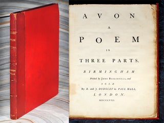Item #104972 Avon: A Poem in Three Parts. John Huckell