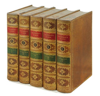 Item #105064 The Works of William Makepeace Thackeray in Twenty Two Volumes. William Makepeace...