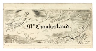 Item #105078 “Calling Card” (sometimes called a bookplate) for George Cumberland. William Blake