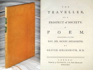 Item #105142 The Traveller, or a Prospect of Society. A Poem. Inscribed to the Rev. Mr. Henry...