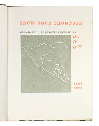Snow-Shoe Thompson.