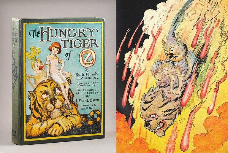 Item #106152 The Hungry Tiger of Oz. Ruth Plumly. John R. Neill Thompson, by.