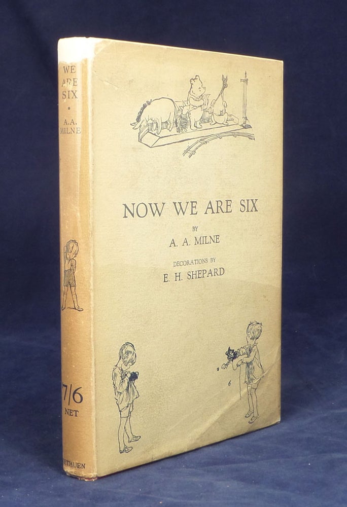 Item #106391 Now We Are Six. With Decorations by Ernest Shepard. A. A. Milne.