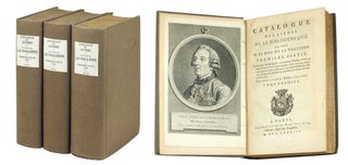 Item #106862 Catalogue des Livres de la Bibliothèque de feu M Le Duc de la Vallière Première...