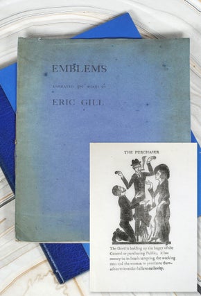 Item #107184 Emblems Engraved On Wood. Eric Gill