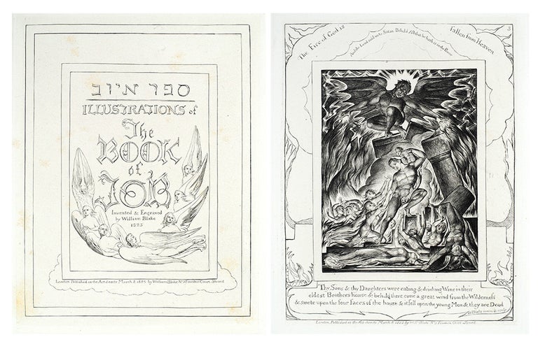 Item #107206 Illustrations of the Book of Job. William Blake.