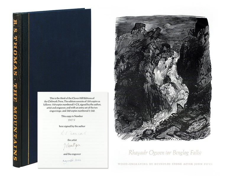 Item #107287 The Mountains. Illustrated with ten drawings by John Piper, engraved on the wood by Reynolds Stone, with a descriptive note by John Piper. R. S. Rampant Lions Press Thomas.