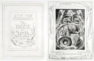 Item #107296 Illustrations of the Book of Job. William Blake