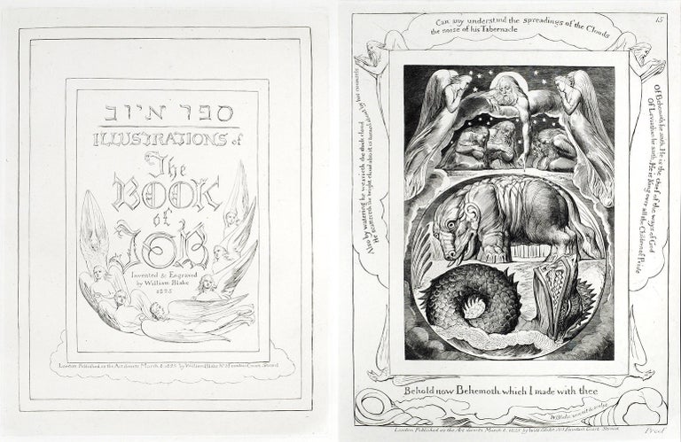 Item #107296 Illustrations of the Book of Job. William Blake.