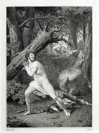 Item #107298 Orlando Furioso (the single plate by Blake). William Blake