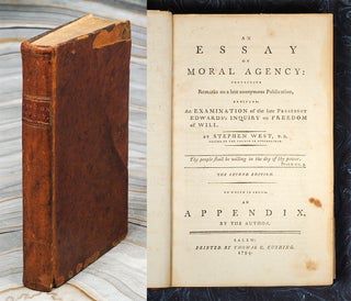 Item #107515 An Essay on Moral Agency: Containing Remarks on a late anonymous Publication,...