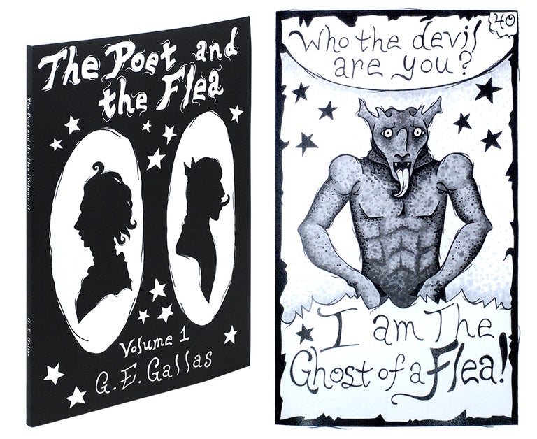 Item #107760 The Poet and the Flea. Ode to William Blake. Volume 1. Written and illustrated by G.E. Gallas. G. E. Gallas.