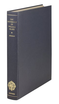Item #107857 The Notebook of William Blake: A Photographic and Typographic Facsimile. William....