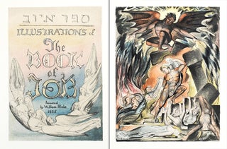 Item #108112 Illustrations of the Book of Job (The New Zealand Set). William. Trianon Press Blake
