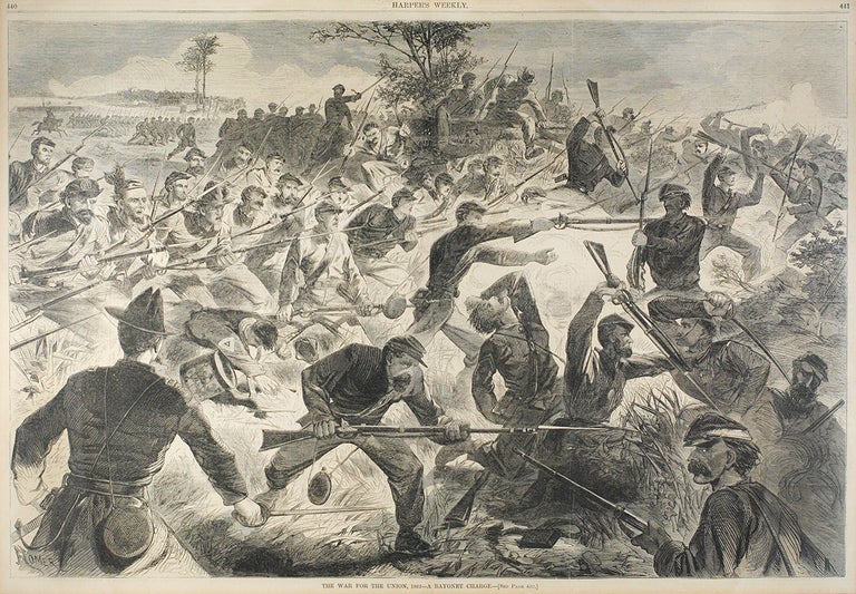 Item #108211 The War for the Union, 1862—A Bayonet Charge. Winslow Homer.