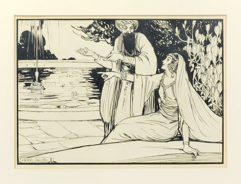 Item #108234 [Illustration for] “The Persian Maid.”. Helen Mary Jacobs.