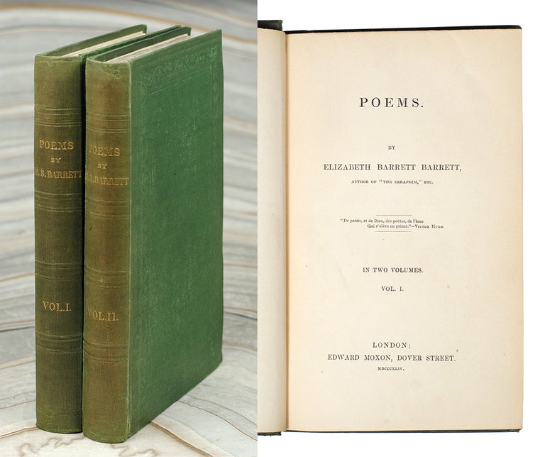 Item #108336 Poems. E. B. Browning, Elizabeth Barrett Barrett.