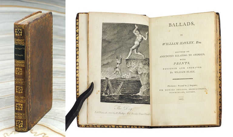 Item #108732 Ballads, Founded on Anecdotes Relating to Animals, with Prints designed and Engraved by William Blake. William Hayley.