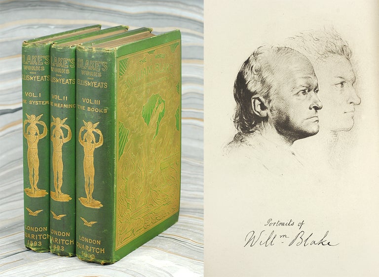 Item #108776 The Works of William Blake. William. Ellis Blake, E. J., W B. Yeats.
