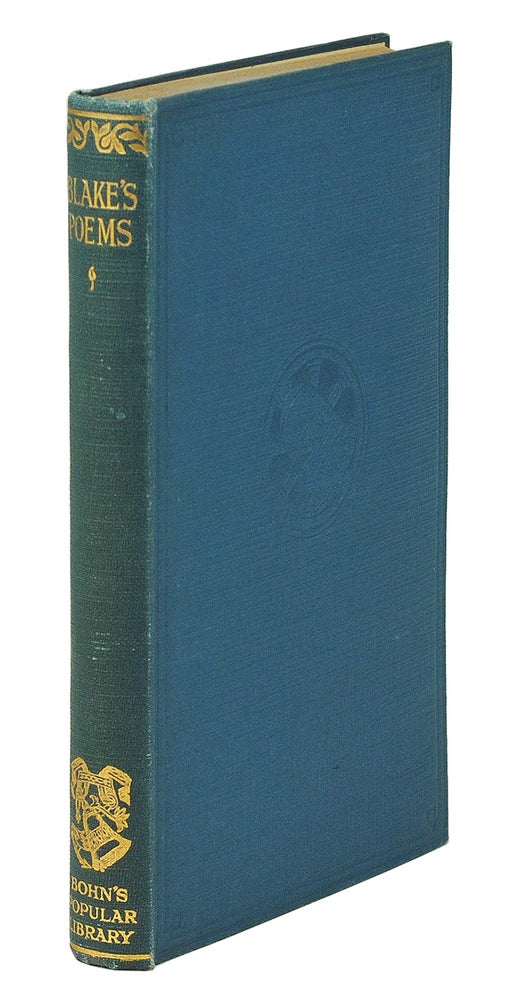 Item #108799 The Poetical Works of William Blake. With a Prefatory Memoir by William Michael Rossetti. William Blake.