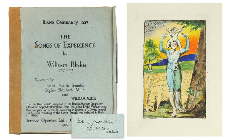 Item #108811 The Songs of Experience. William Blake.