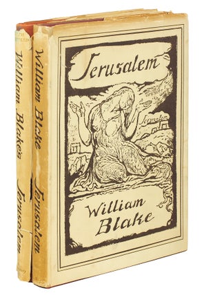 Item #108836 Jerusalem. Foreword by Geoffrey Keynes. [with] Wicksteed, Joseph. William Blake’s...