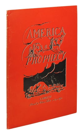 Item #108851 America: A Prophecy. Materials for the Study of William Blake Volume I. [With...
