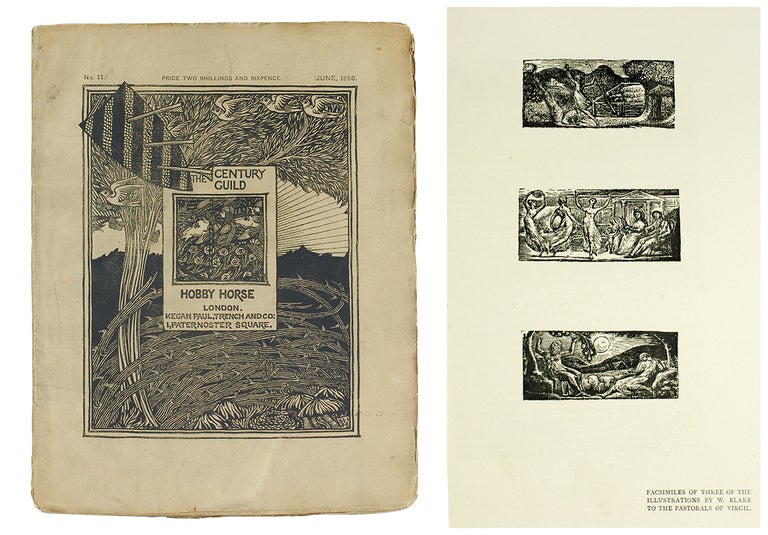 Item #108857 Reproduction of Three of Blake's Woodcuts from Thornton's Virgil, Facsimilied by William Muir in The Century Guild Hobby Horse No. 11. William. Virgil Blake.