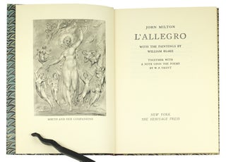 L’Allegro… Together with A Note upon the Poems by W. P. Trent. Il Penseroso…. Together with a Note upon the Paintings by Chauncey Brewster Tinker.