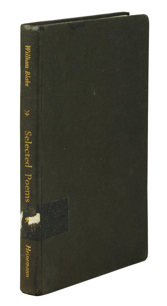 Item #109155 Selected Poems of William Blake. F. W. Bateson.