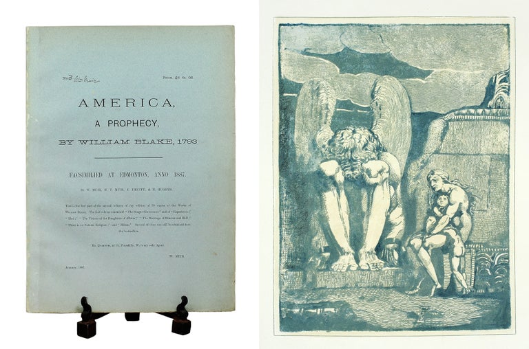 Item #109161 America a Prophecy. William Blake, Muir Facsimile.