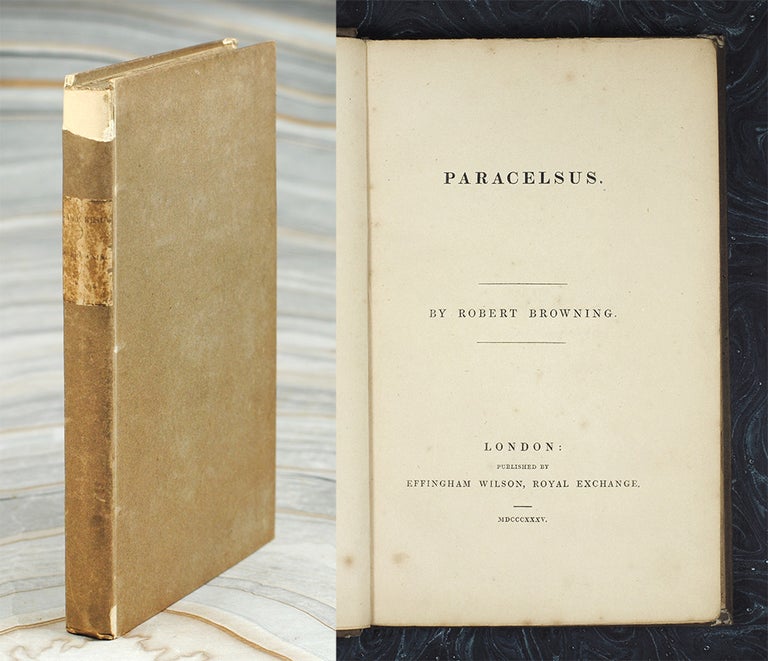 Item #109303 Paracelsus. Robert Browning.