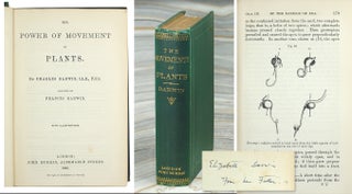Item #110418 The Power of Movement in Plants. Charles Darwin, Francis Darwin
