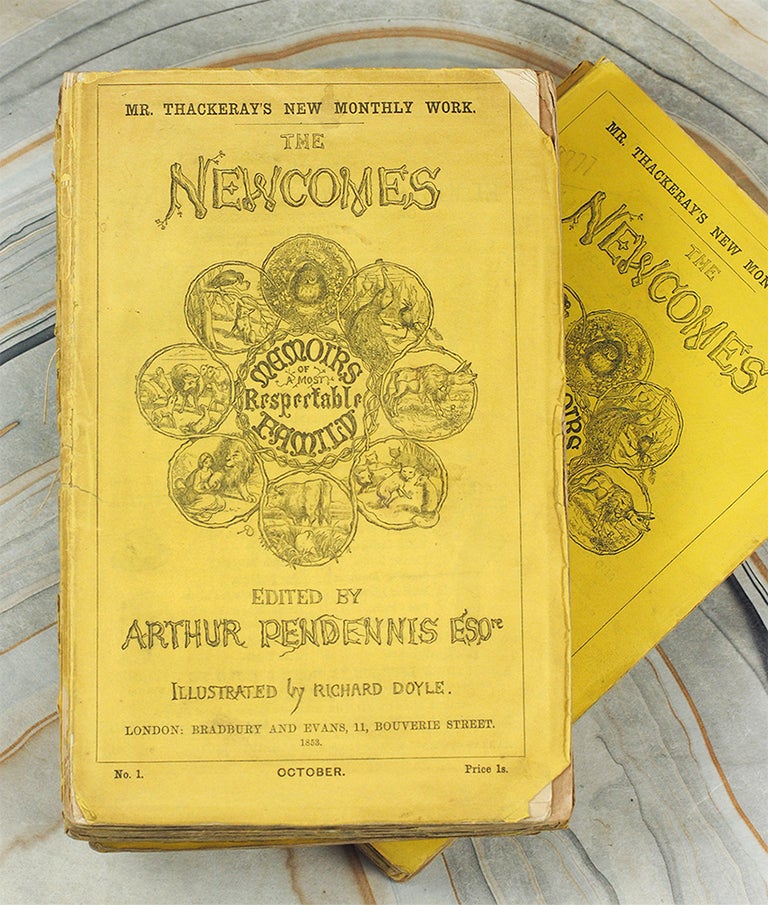 Item #110581 The Newcomes. Memoirs of a Most Respectable Family. Edited by Arthur Pendennis Esqre. Illustrated by Richard Doyle. William Makepeace Thackeray.