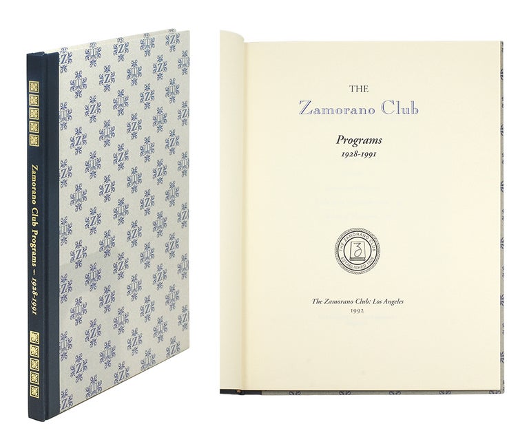 Item #110619 Zamorano Club Programs 1928- 1991.